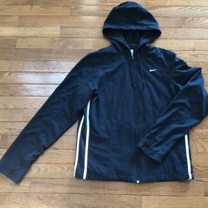 Navy Nike zip up hoodie women’s small (4-6)